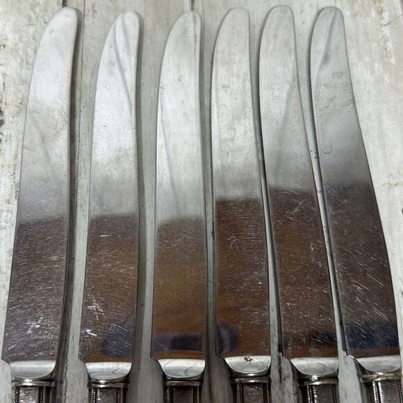 Knives Knife Insico Venture Stainless Steel Flatware Silverware Set of 6 - Picture 4 of 9